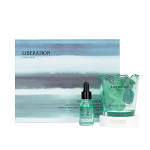LIBERATION Collection Tree Gifts With Love 15ml Essential Oil And 280g Scented Crystal Stone Gift Set 